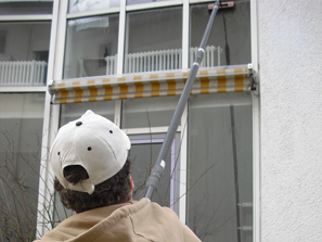 Treppenhausreinigung mit Reinstwasser